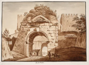 The Arch of Drusus, 1833